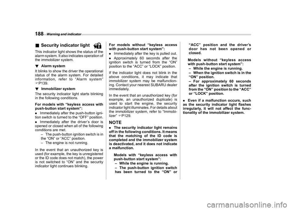 SUBARU FORESTER 2022  Owners Manual �������
