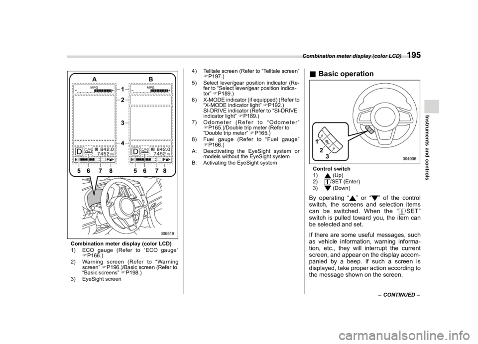SUBARU FORESTER 2022  Owners Manual �������
