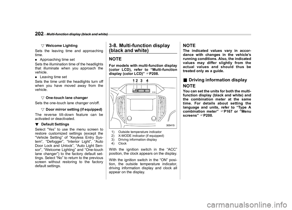 SUBARU FORESTER 2022  Owners Manual �������
