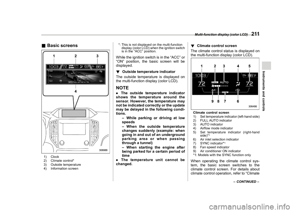 SUBARU FORESTER 2022  Owners Manual �������
