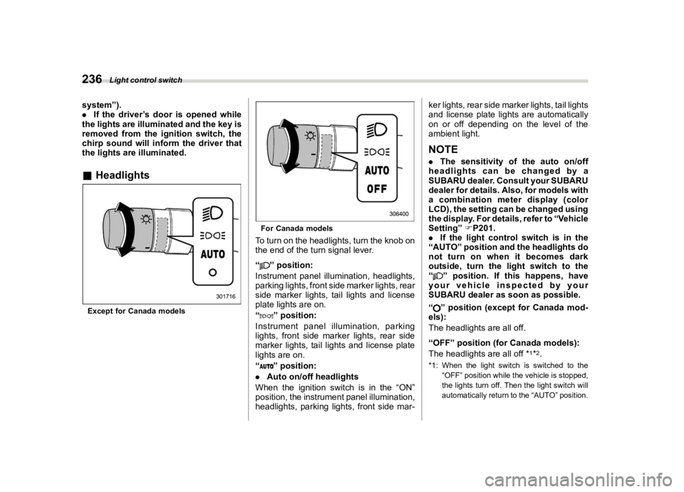 SUBARU FORESTER 2022  Owners Manual �������
