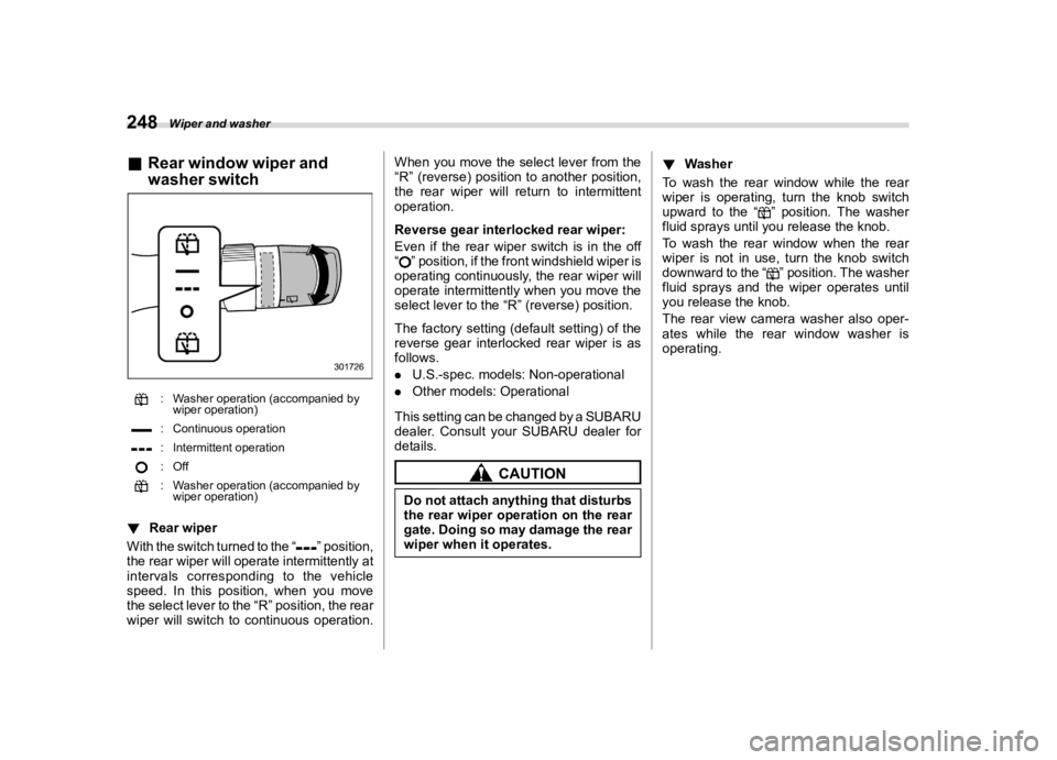SUBARU FORESTER 2022  Owners Manual �������
