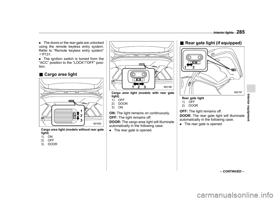 SUBARU FORESTER 2022  Owners Manual �������
