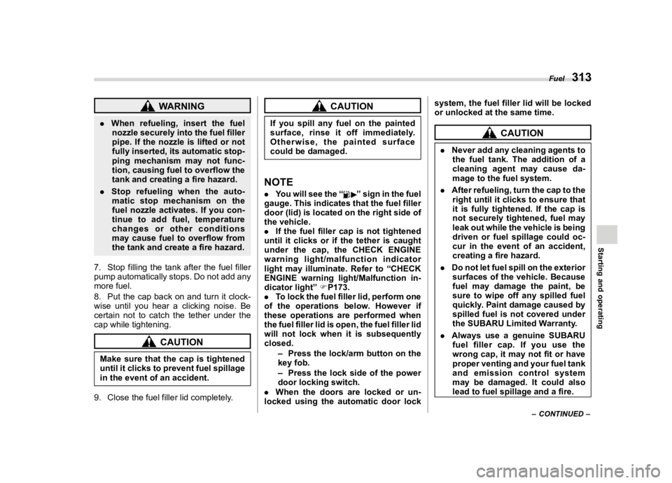 SUBARU FORESTER 2022  Owners Manual �������
