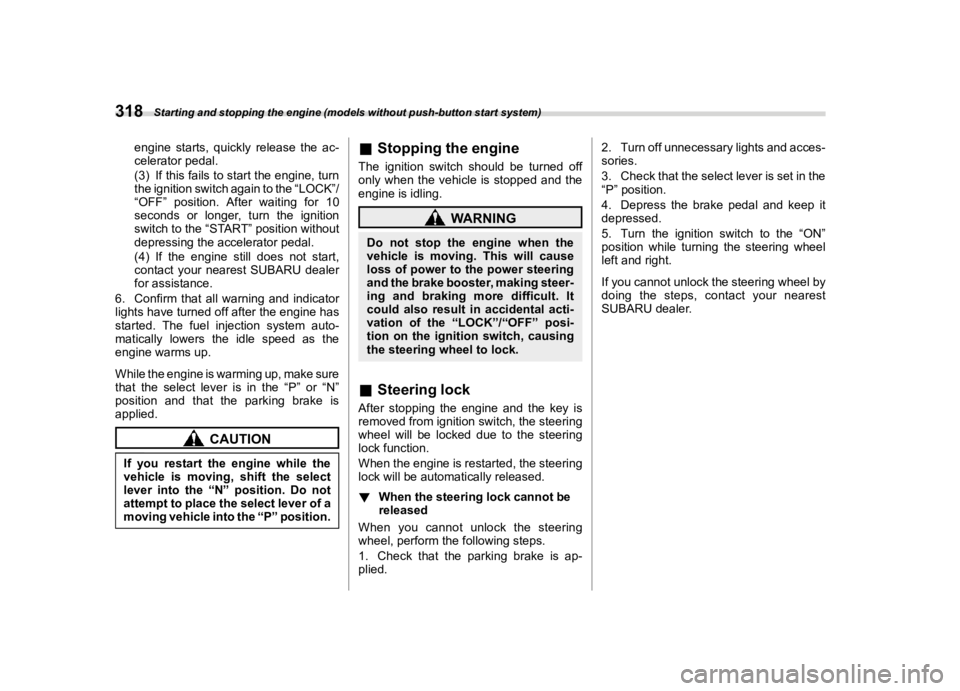 SUBARU FORESTER 2022  Owners Manual �������
