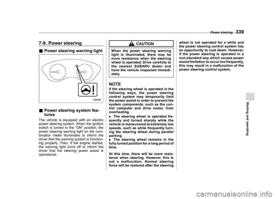 SUBARU FORESTER 2022  Owners Manual �������
