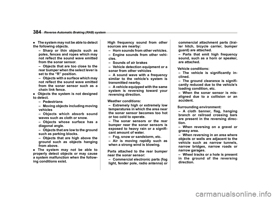 SUBARU FORESTER 2022  Owners Manual �������
