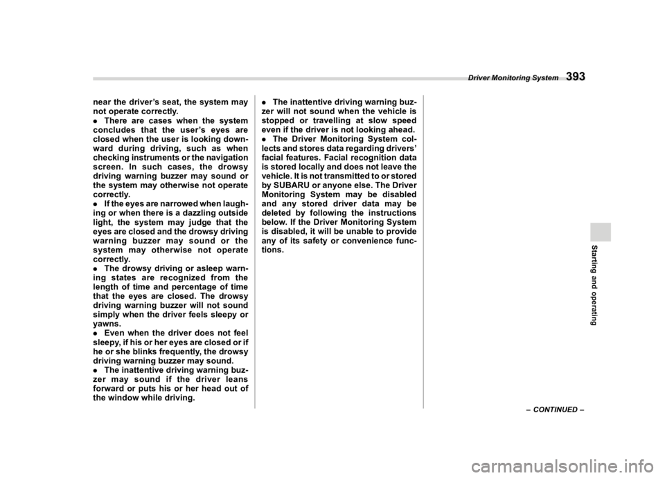 SUBARU FORESTER 2022  Owners Manual �������
