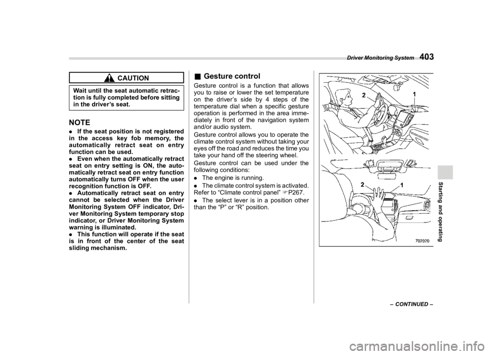 SUBARU FORESTER 2022  Owners Manual �������
