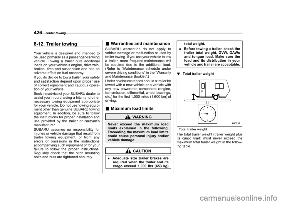 SUBARU FORESTER 2022  Owners Manual �������
