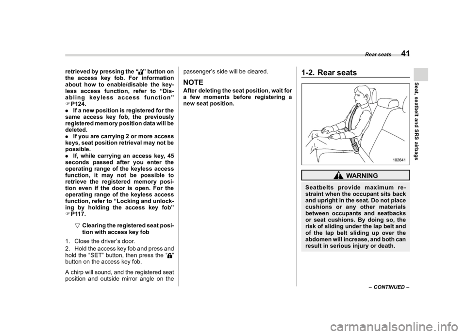 SUBARU FORESTER 2022  Owners Manual ������

