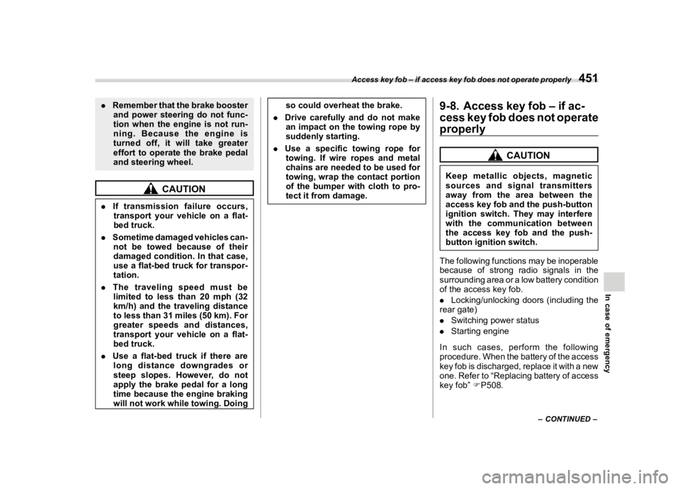 SUBARU FORESTER 2022  Owners Manual �������
