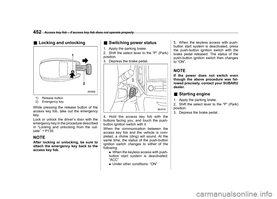 SUBARU FORESTER 2022  Owners Manual �������
