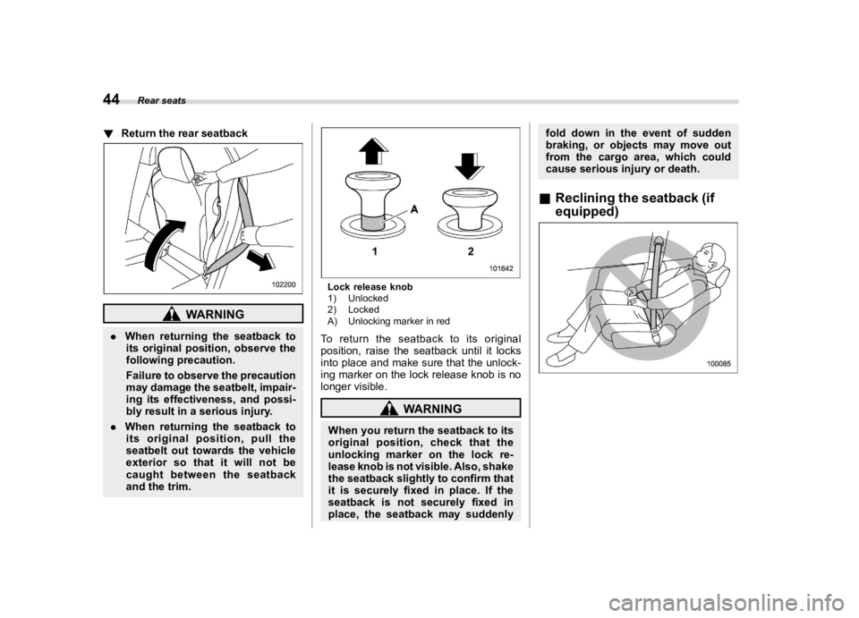 SUBARU FORESTER 2022  Owners Manual ������
