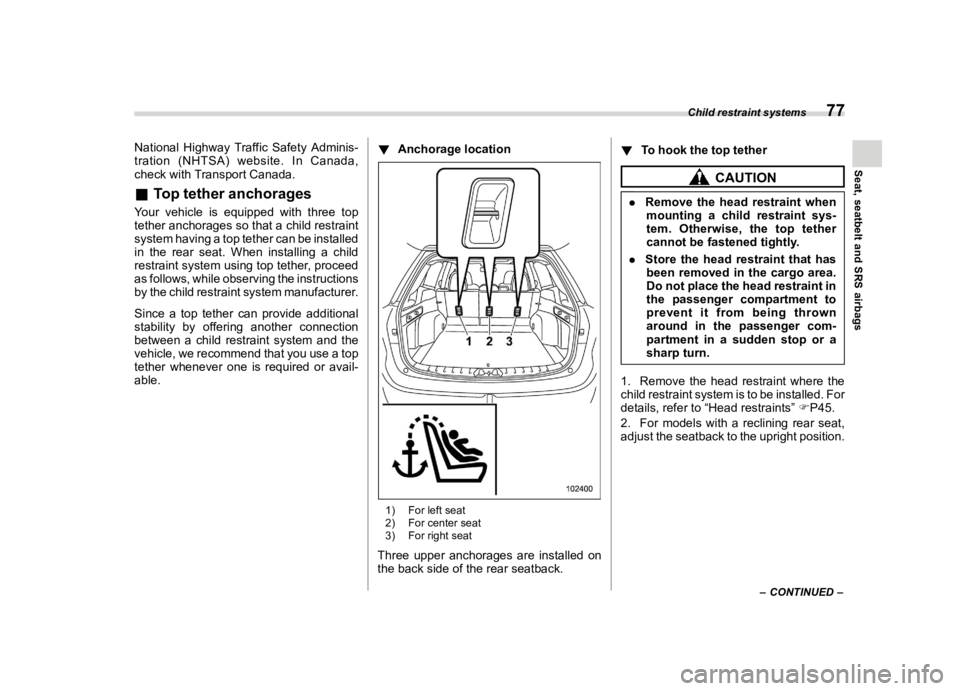 SUBARU FORESTER 2022  Owners Manual ������
