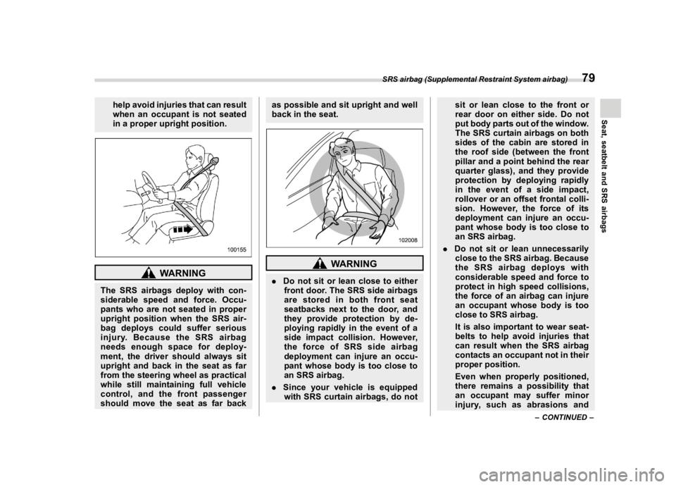 SUBARU FORESTER 2022  Owners Manual ������
