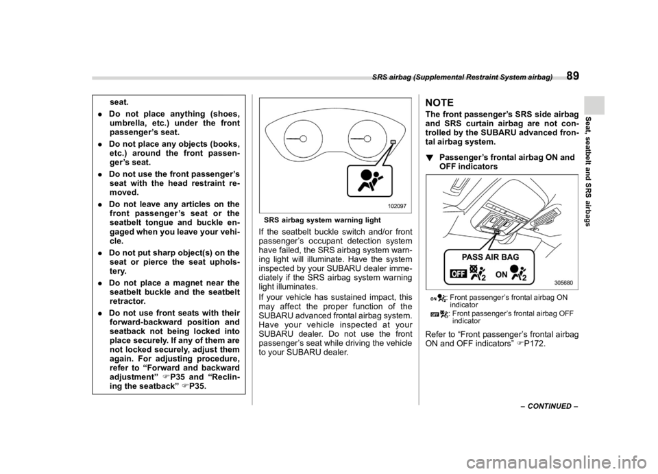 SUBARU FORESTER 2022  Owners Manual ������
