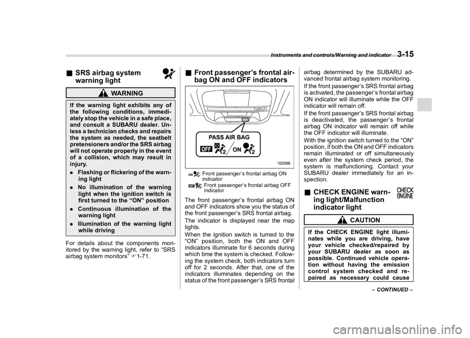 SUBARU CROSSTREK 2022  Owners Manual �������
