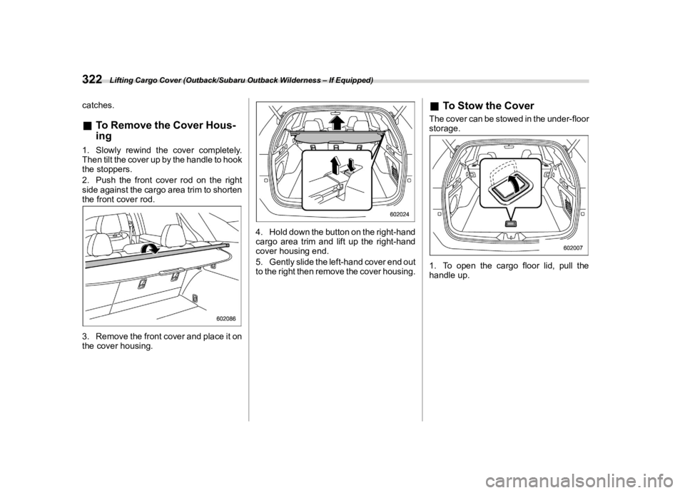 SUBARU LEGACY 2022  Owners Manual �������

