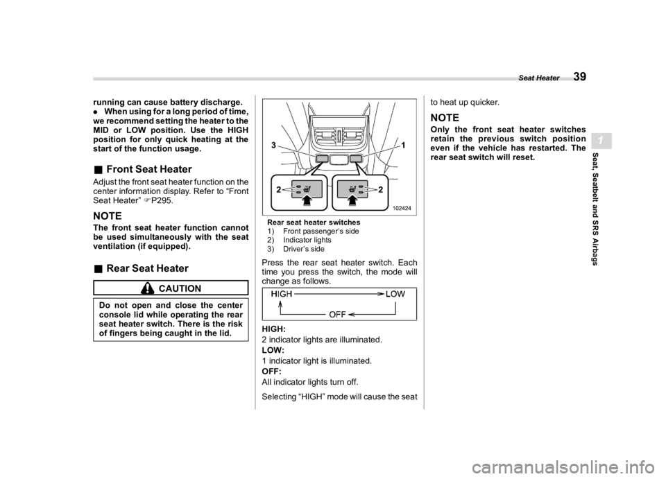 SUBARU LEGACY 2022  Owners Manual ������
