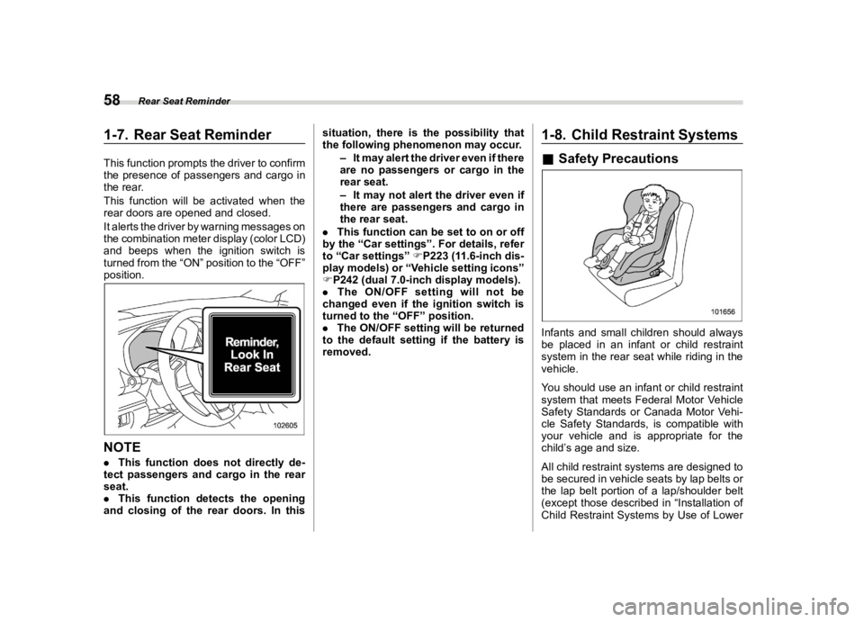 SUBARU LEGACY 2022  Owners Manual ������
