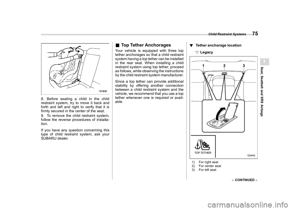 SUBARU LEGACY 2022  Owners Manual ������
