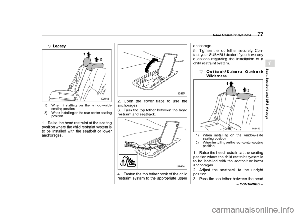 SUBARU LEGACY 2022  Owners Manual ������
