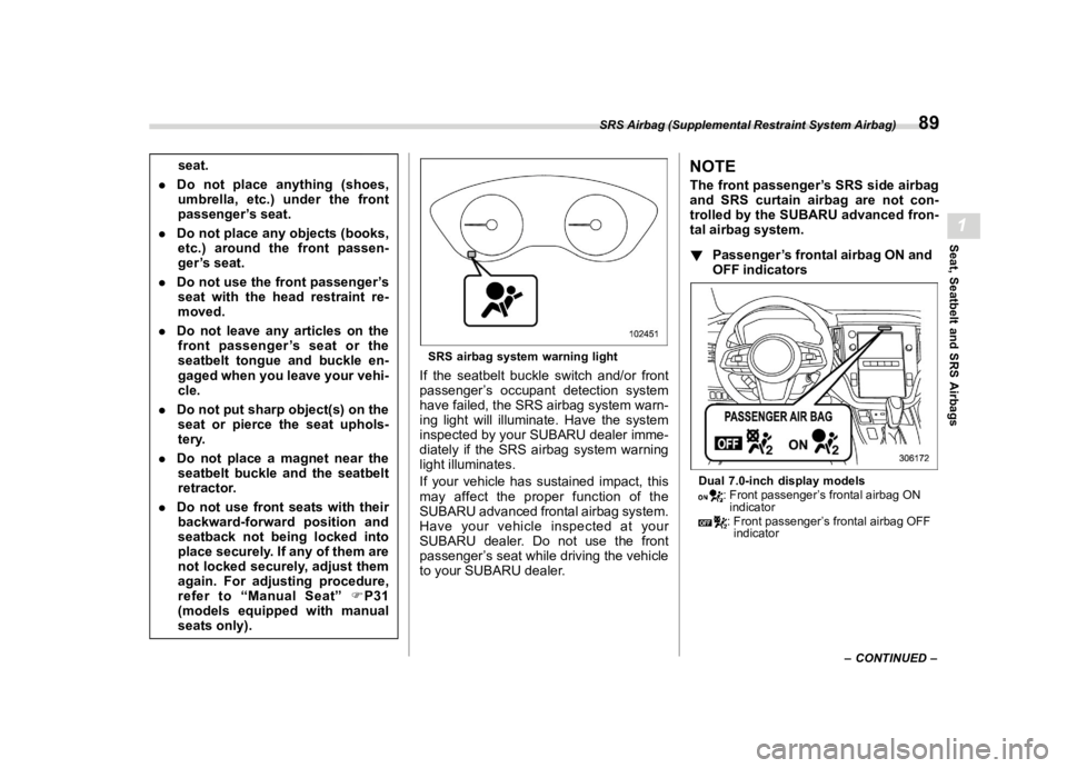 SUBARU LEGACY 2022  Owners Manual ������
