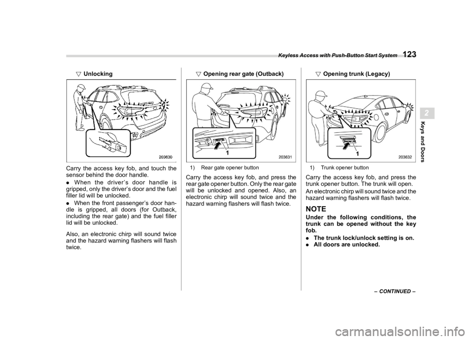 SUBARU OUTBACK 2021  Owners Manual �������
