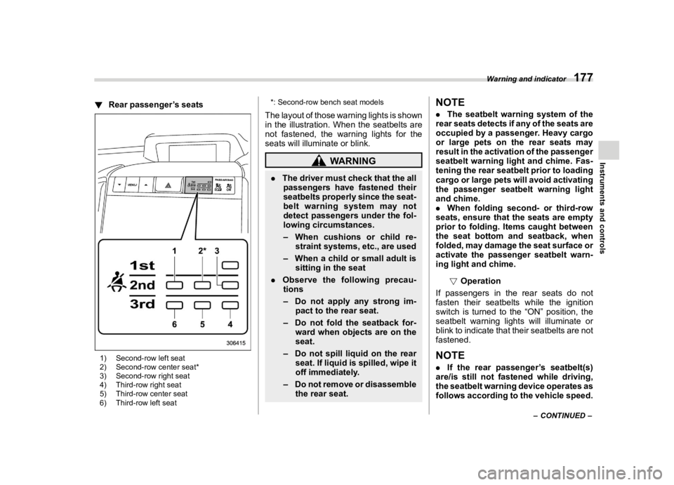 SUBARU ASCENT 2021  Owners Manual �������
