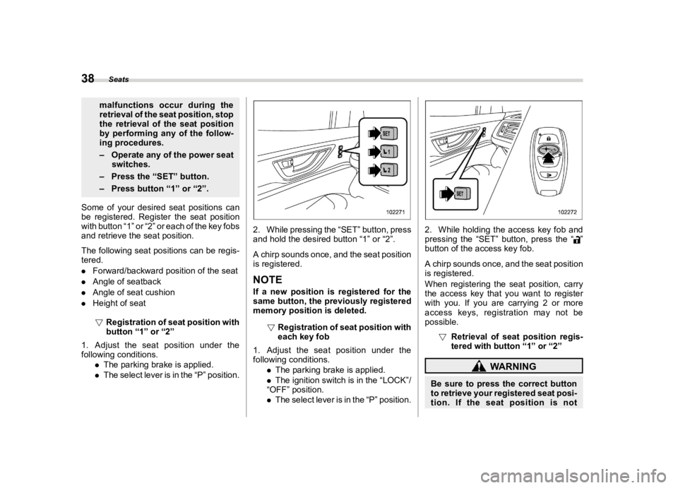 SUBARU ASCENT 2021  Owners Manual ������
