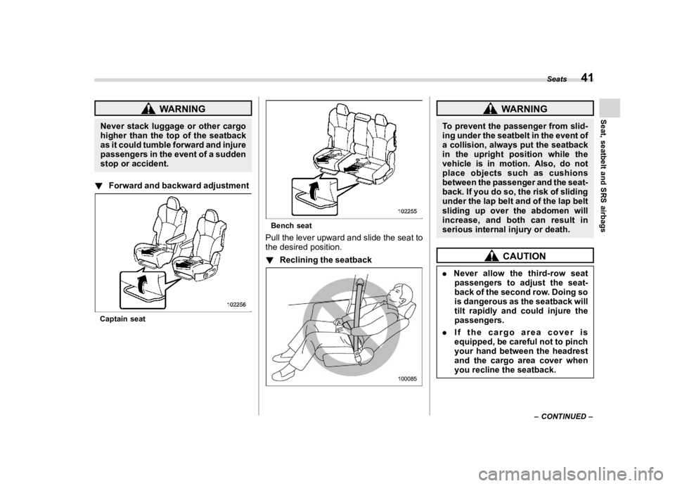 SUBARU ASCENT 2021  Owners Manual ������
