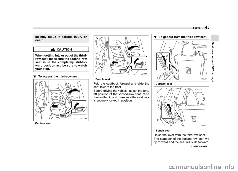 SUBARU ASCENT 2021  Owners Manual ������
