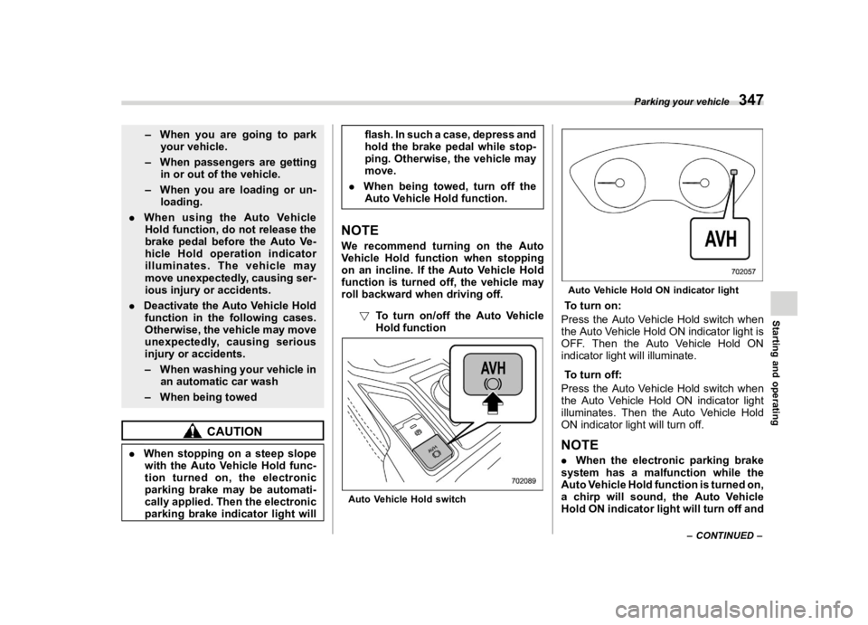 SUBARU FORESTER 2021  Owners Manual �������
