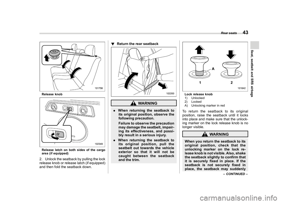 SUBARU FORESTER 2021  Owners Manual ������
