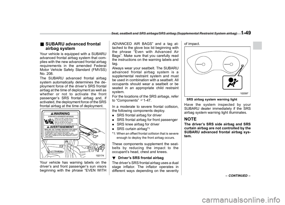 SUBARU CROSSTREK 2021  Owners Manual ������
