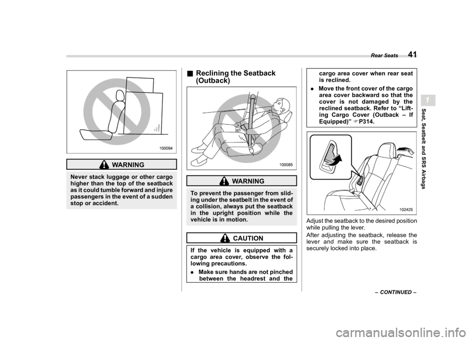 SUBARU LEGACY 2021  Owners Manual ������
