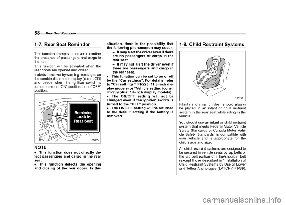 SUBARU LEGACY 2021  Owners Manual ������
