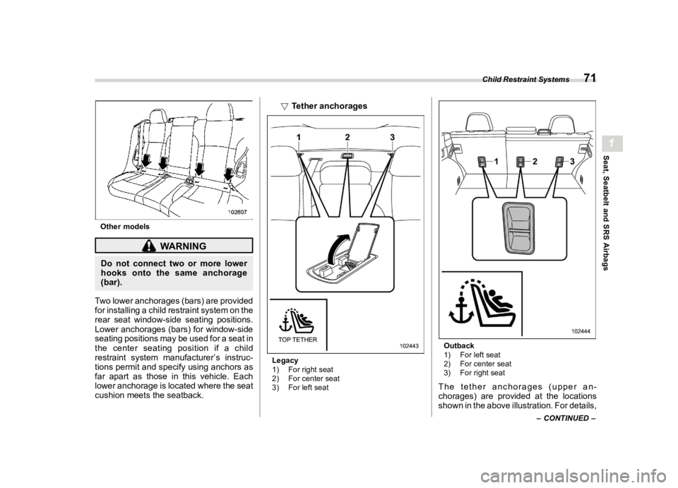 SUBARU LEGACY 2021  Owners Manual ������
