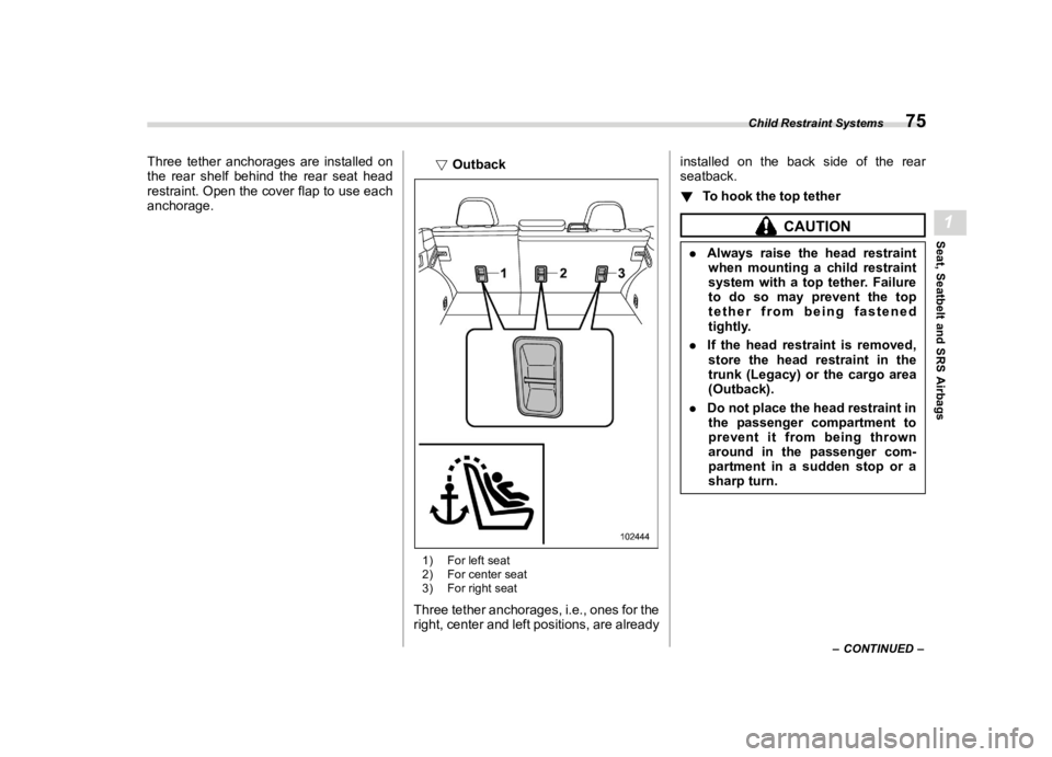 SUBARU LEGACY 2021  Owners Manual ������
