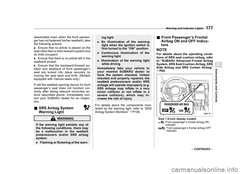 SUBARU LEGACY 2020  Owners Manual �������
