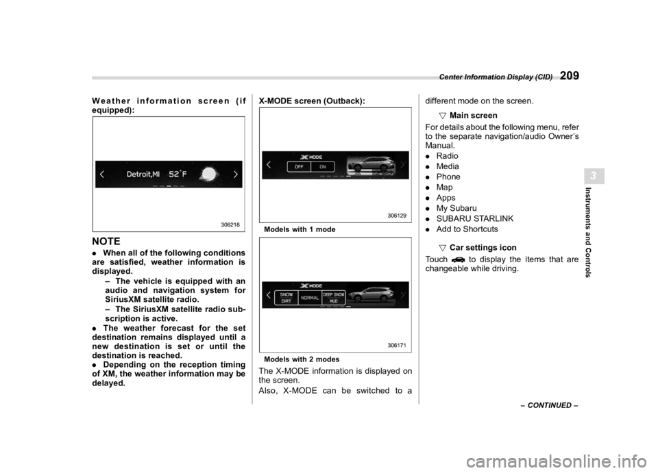 SUBARU LEGACY 2020  Owners Manual �������
