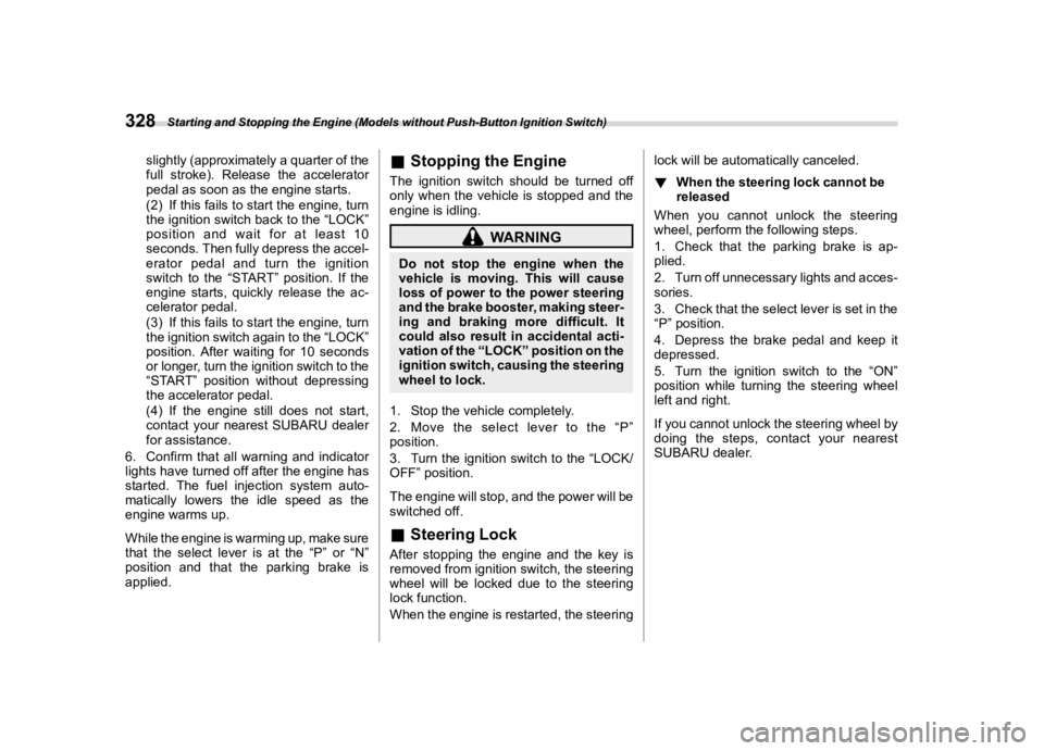SUBARU LEGACY 2020  Owners Manual �������
