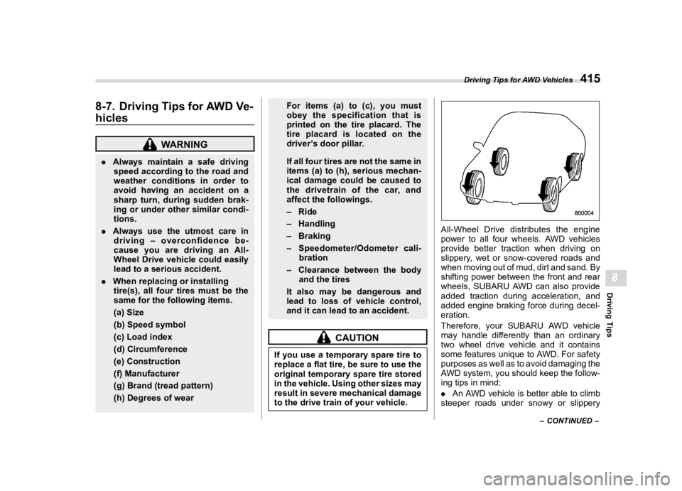 SUBARU LEGACY 2020  Owners Manual �������
