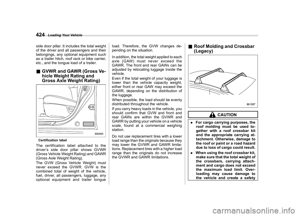 SUBARU LEGACY 2020  Owners Manual �������
