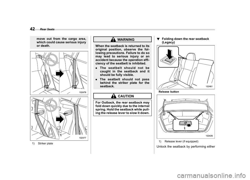 SUBARU LEGACY 2020  Owners Manual ������
