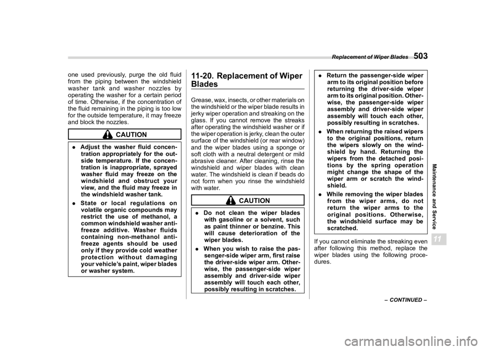 SUBARU LEGACY 2020  Owners Manual �������
