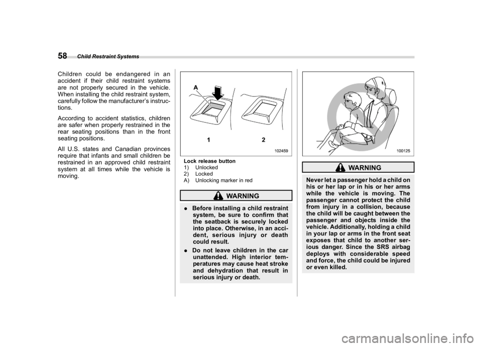 SUBARU LEGACY 2020  Owners Manual ������
