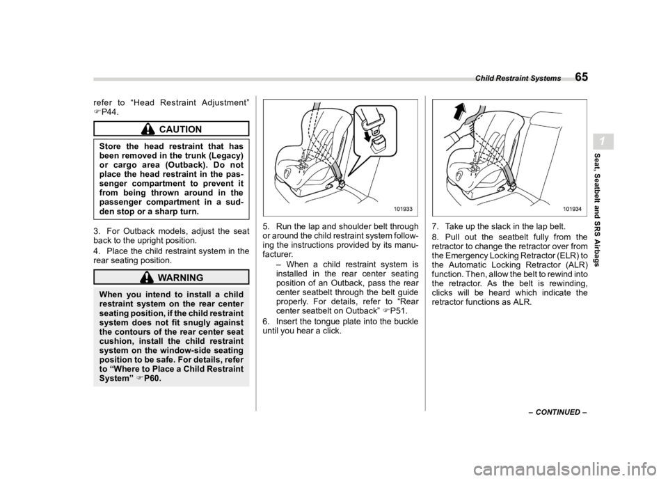 SUBARU LEGACY 2020  Owners Manual ������
