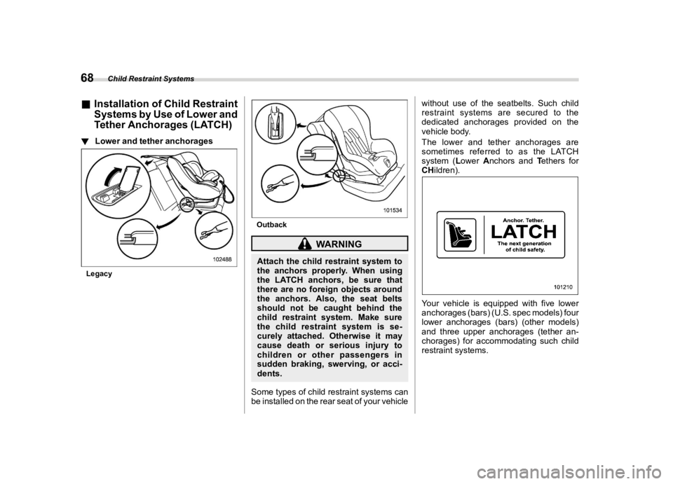 SUBARU LEGACY 2020  Owners Manual ������
